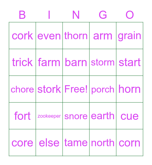 FUN FRIDAY ACTIVITY Bingo Card
