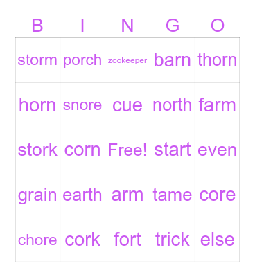 FUN FRIDAY ACTIVITY Bingo Card