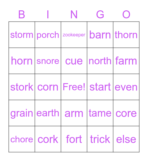 FUN FRIDAY ACTIVITY Bingo Card