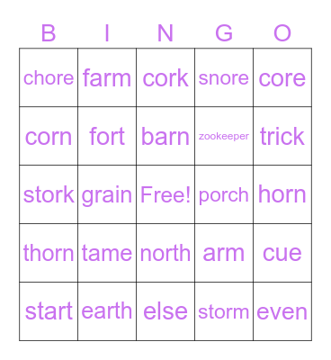 FUN FRIDAY ACTIVITY Bingo Card