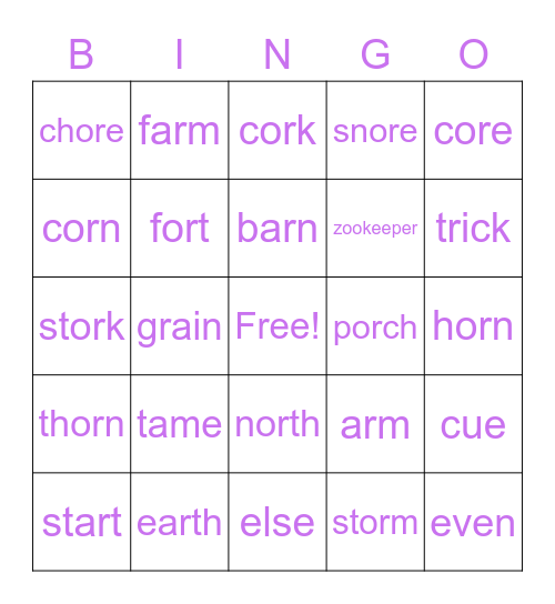 FUN FRIDAY ACTIVITY Bingo Card