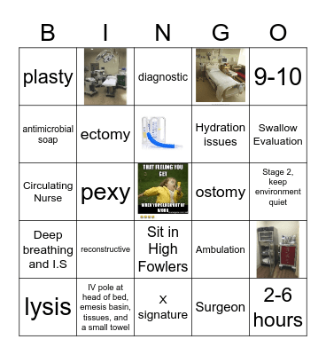 Fund CH 37 version b Bingo Card