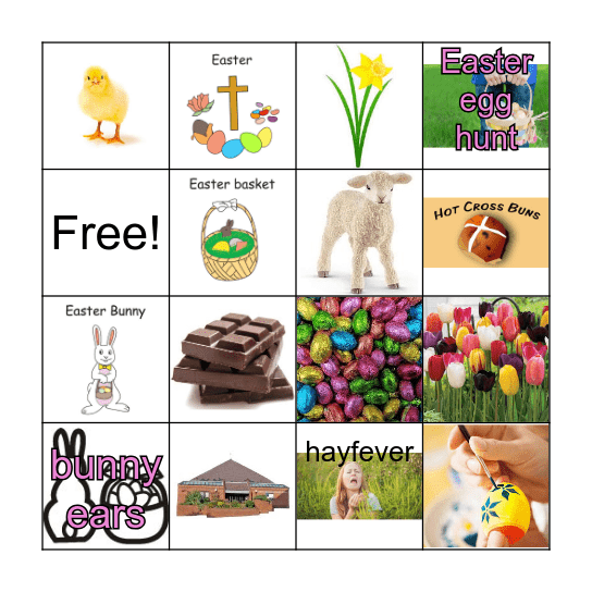 Easter Bingo Card