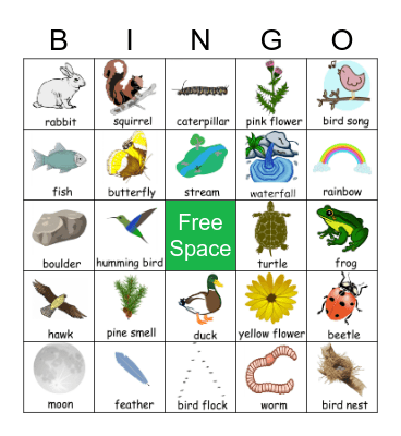 Spring Bingo Card