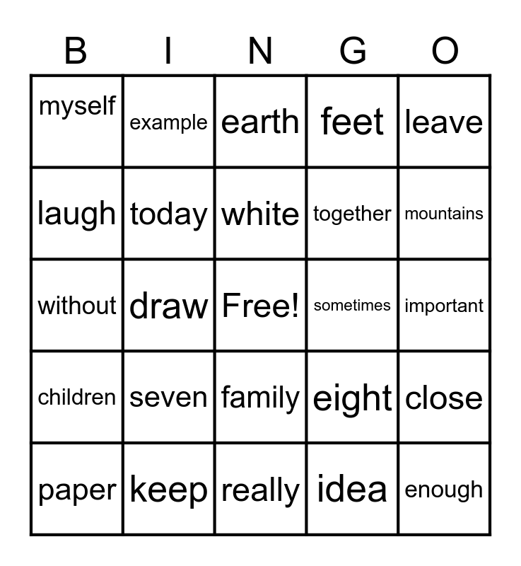 3rd-grade-sight-words-bingo-card