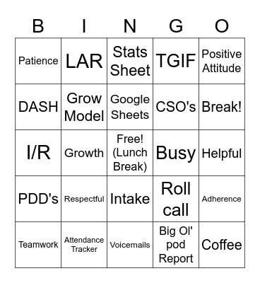 Alert Communications Bingo Card