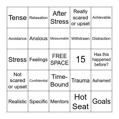 PB Weeks 1-7 Bingo Card