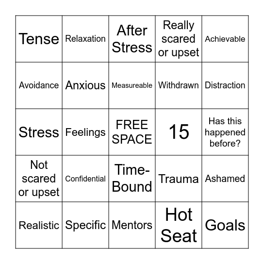 PB Weeks 1-7 Bingo Card