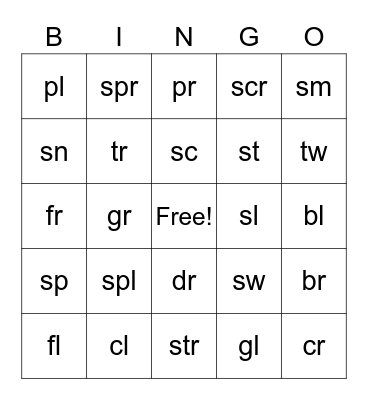 Bingo Blend Bingo Card