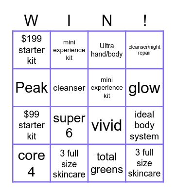 Team Nation-March Bingo Card