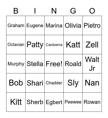 Krysta911's Animal Crossing Bingo Card