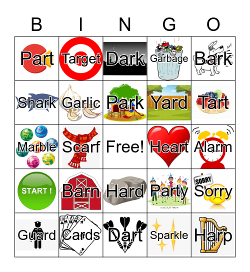 ARE Bingo Card