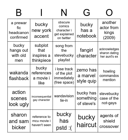 tfatws predictions Bingo Card