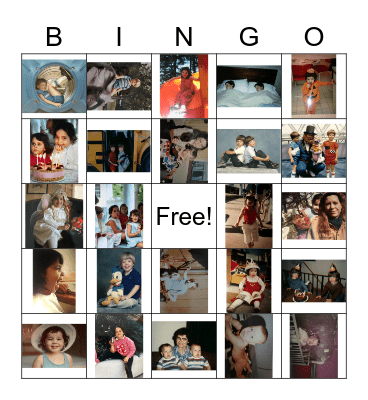 DANIELLE'S BABY SHOWER BINGO Card