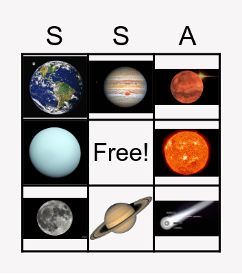 SPECIAL SCIENCE CLASS Bingo Card