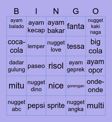 💜 Younjung 💜 Bingo Card