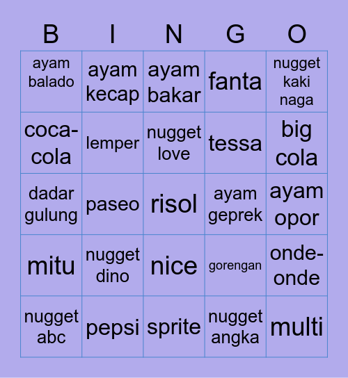 💜 Younjung 💜 Bingo Card