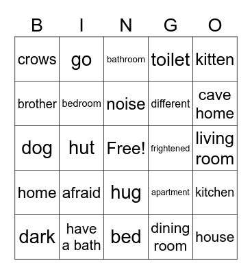 Cool kids bingo Card