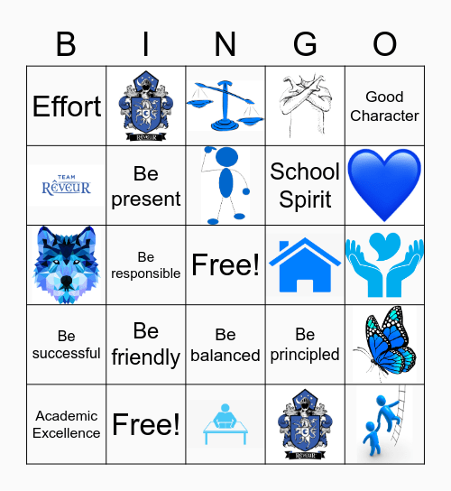 REVEUR Bingo Card