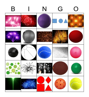 Things and Shining Colors Bingo Card