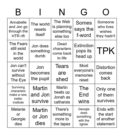 MAG 200 Bingo Card Bingo Card