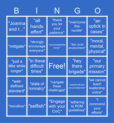 SURPRISE SUPES CALL!!! Bingo Card