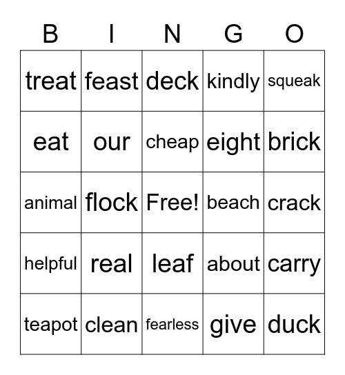 ea/HFW Bingo Card