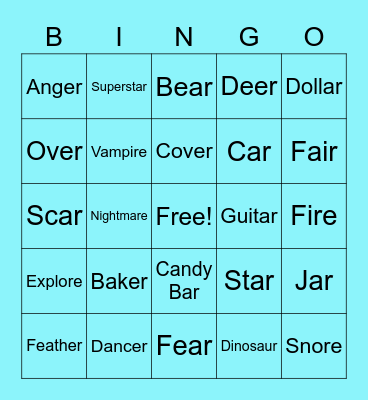 /r/ Bingo Card