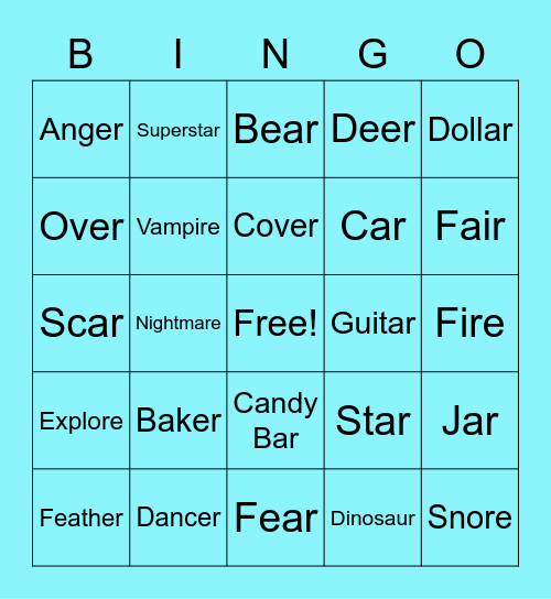 /r/ Bingo Card