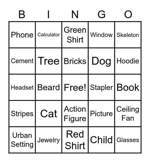 Teams Meeting Bingo Card