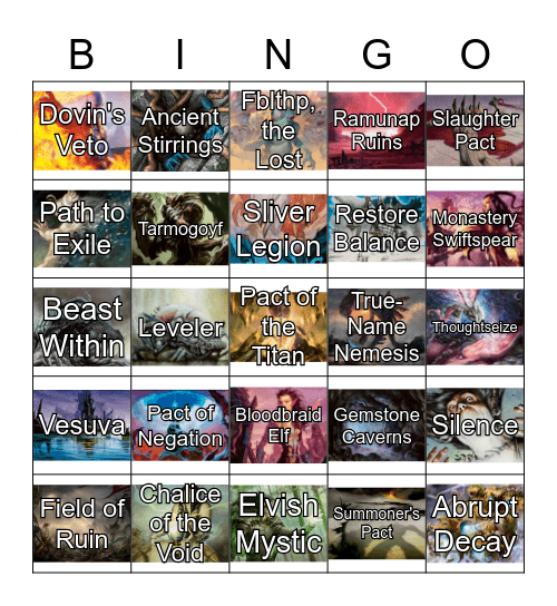 Time Spiral Remastered Bingo (diesmal wirklich) Bingo Card