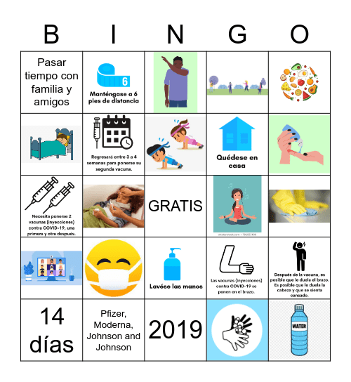 COVID BINGO Card