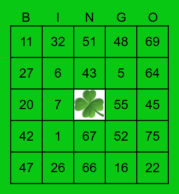 Golden Hearts International Bingo Card