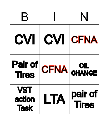 NTMS SAT BINGO Card