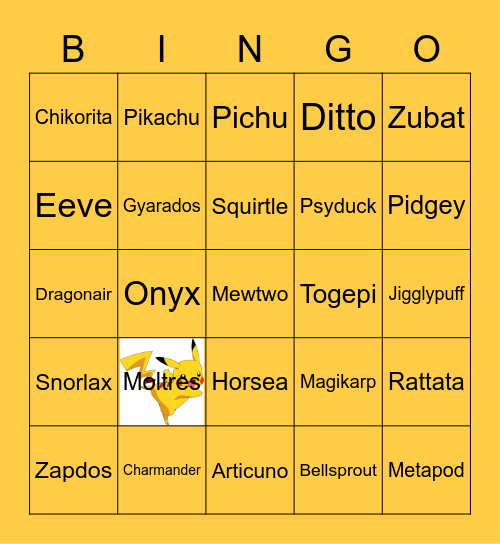 xMasaraTown Bingo Card