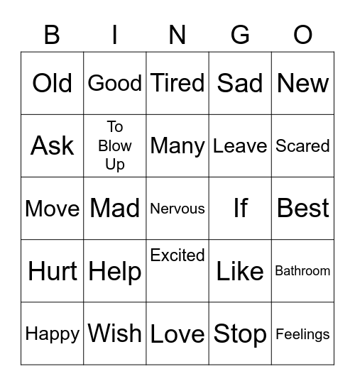 Weeks 3 and 4 Bingo Card