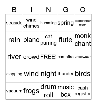 God Hears Our Cries    Exodus 1:1-14 & 2:23-25 Bingo Card