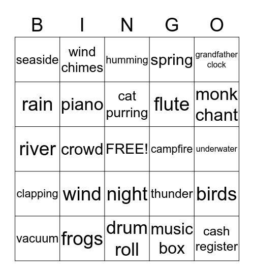 God Hears Our Cries    Exodus 1:1-14 & 2:23-25 Bingo Card