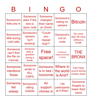EMBingoA/MS Bingo Card