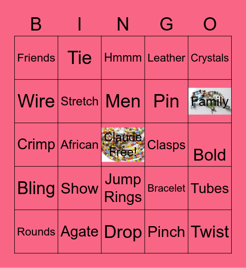 It's a Claude Bingo Card