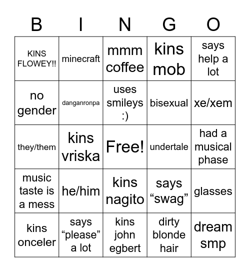 Tor bingo Card