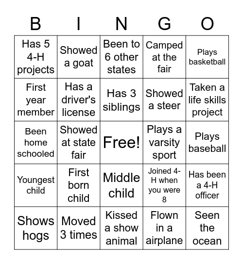 Lakeville lakers Bingo Card