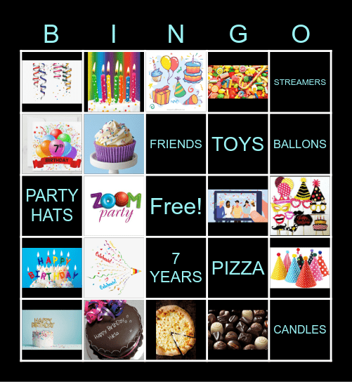 YUKTA'S BIRTHDAY BINGO Card