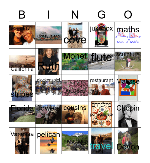 Happy Birthday Nancy Bingo Card