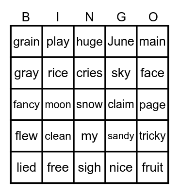 unit 5 and 6 review Bingo Card