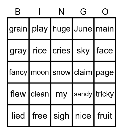unit 5 and 6 review Bingo Card