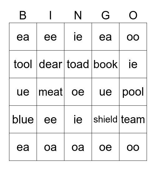 Missing Link Lesson 3 Bingo Card