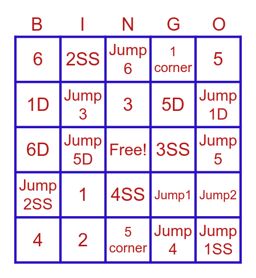 SERVING BINGO Card