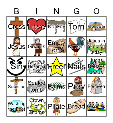 Easter! Bingo Card