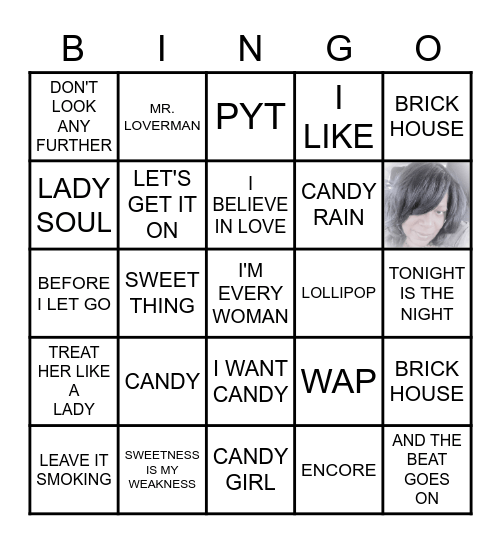 ALL ABOUT CHANDRA Bingo Card